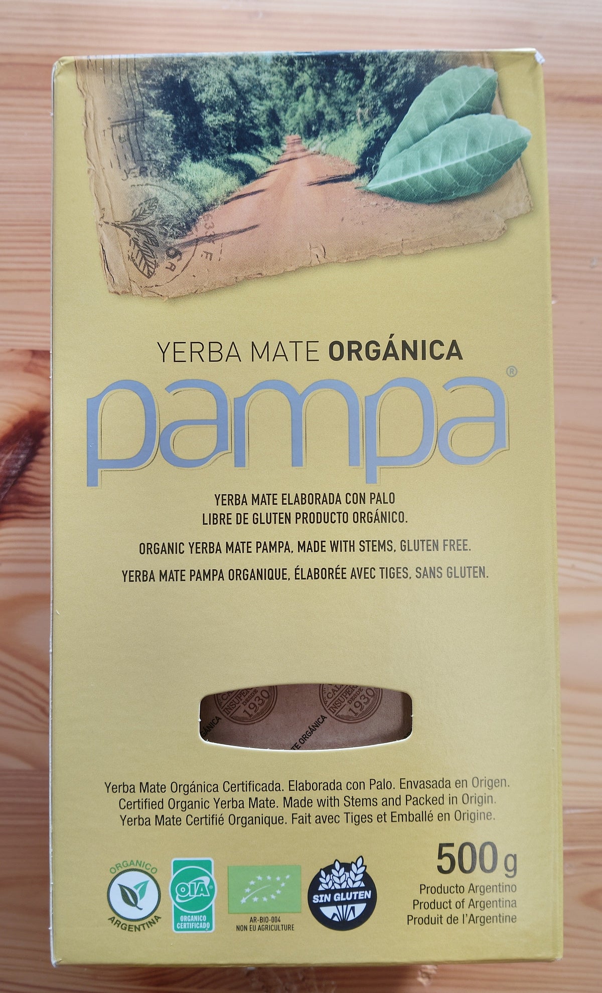 Pampa Bio Yerba Mate mit Stängeln – 500 g