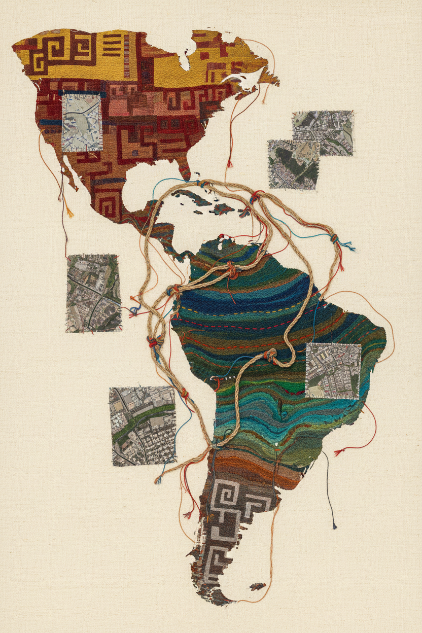 Mapa textil orgánico de Centro y Sudamérica